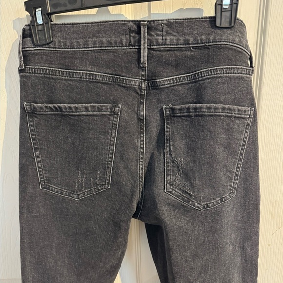 Agolde Pinch Waist Skinny Jeans Grey High Rise Stretch Denim Womens Size 27 B467 - Picture 10 of 16